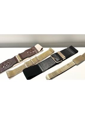 Women's Belt Bundle - Black, Brown and Gold Options